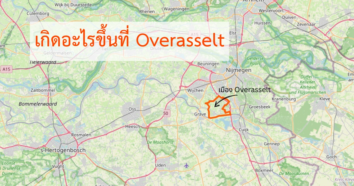 map of Overasselt
